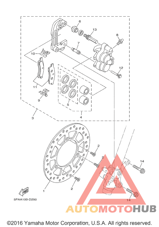 Передний суппорт