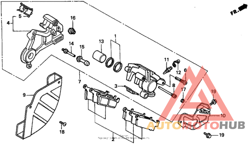 Задний суппорт