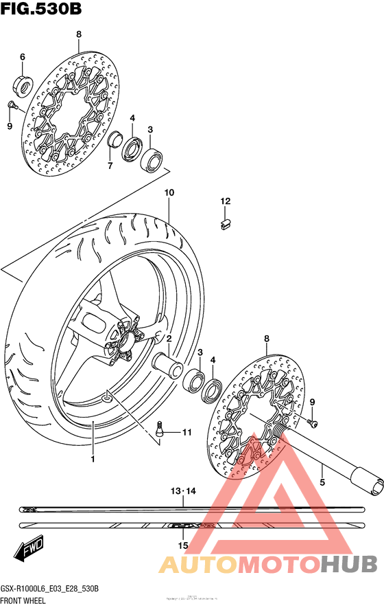 Front Wheel (Gsx-R1000L6 E28)