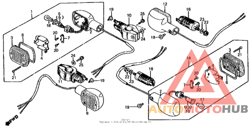 Задний фонарь