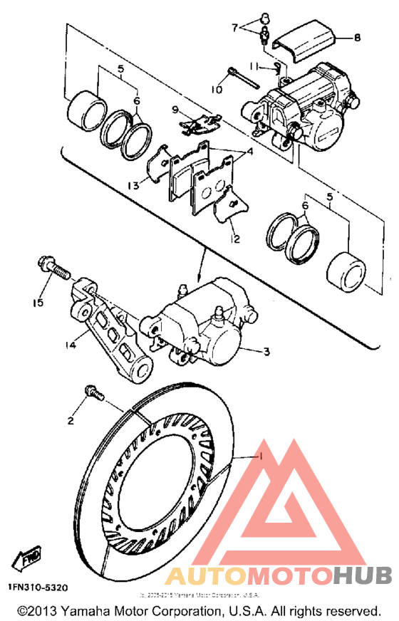 Задний суппорт