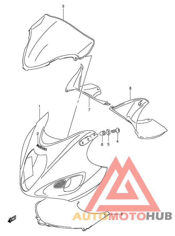 Cowling body