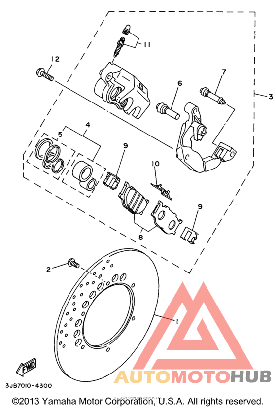 Передний суппорт