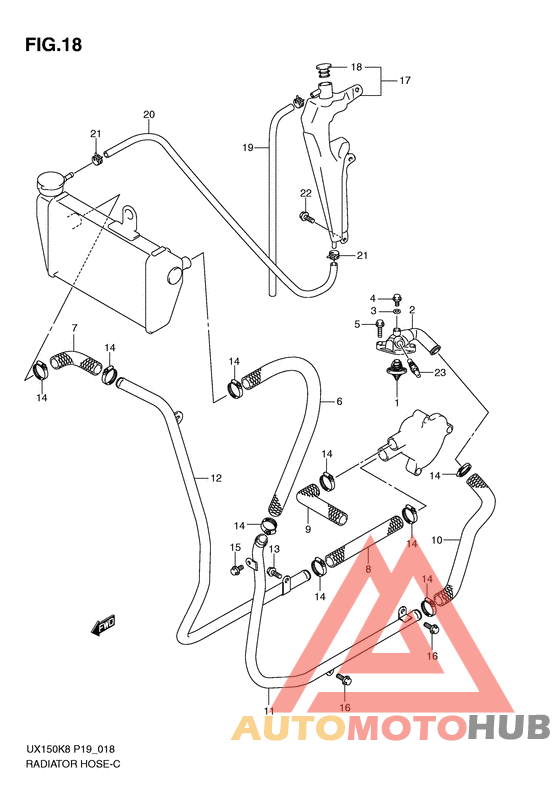 Радиатор hose