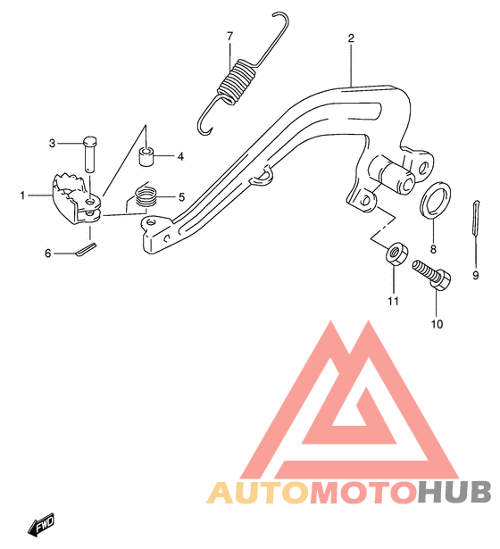 Передний суппорт
