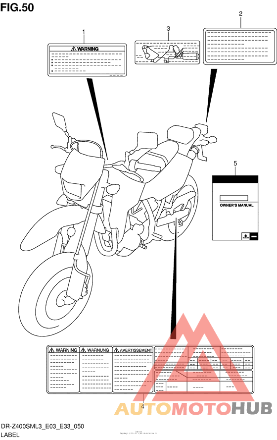 Label (Dr-Z400Sml3 E33)