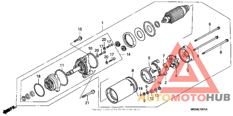 Starting motor 90-91
