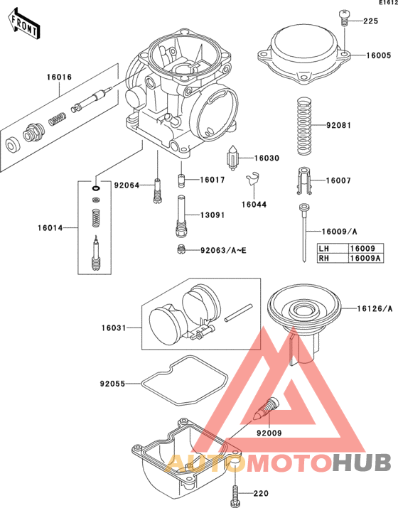 Карбюратор в разборе