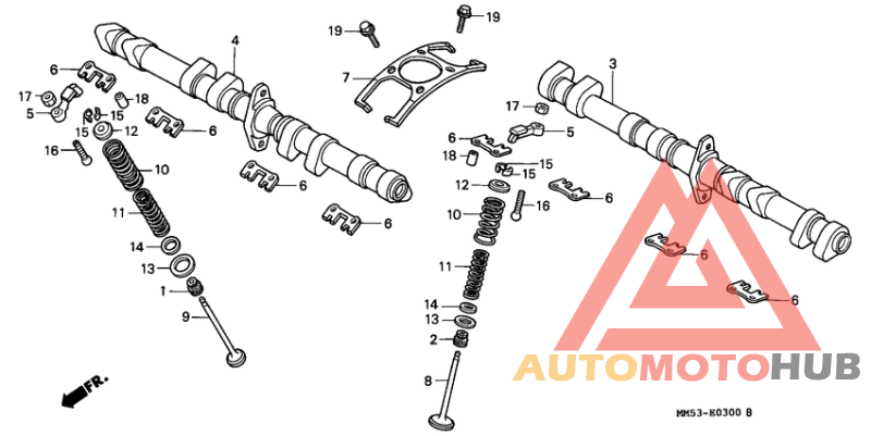 Распред вал/клапана