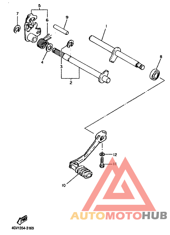 Вал переключения