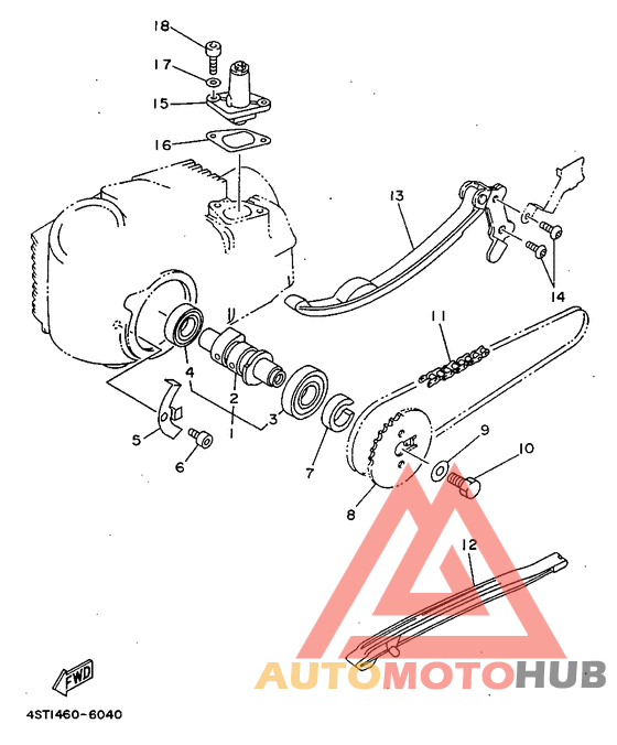 Camshaft. chain