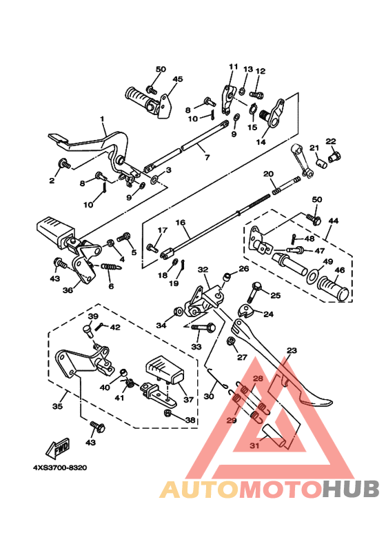 Support & repose pied
