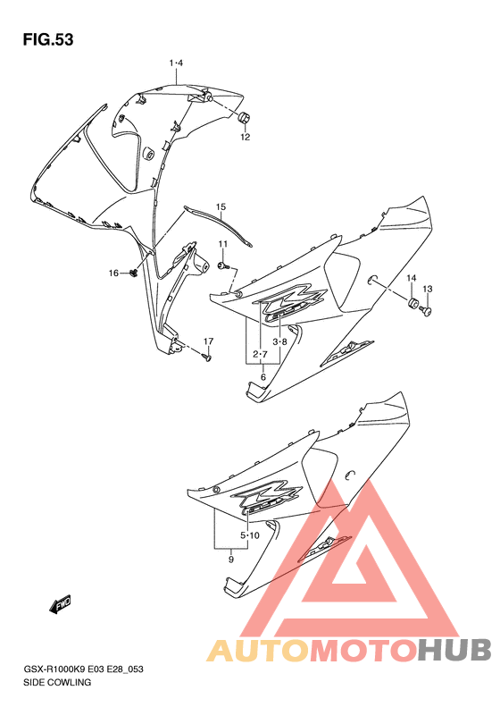 Side cowling
