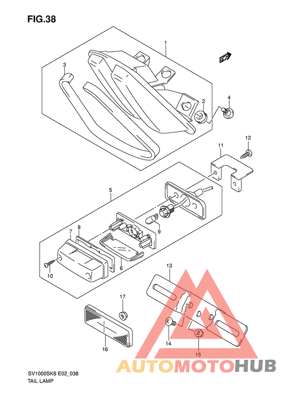 Задний фонарь