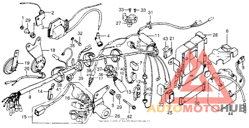 Wire harness + ignition coil