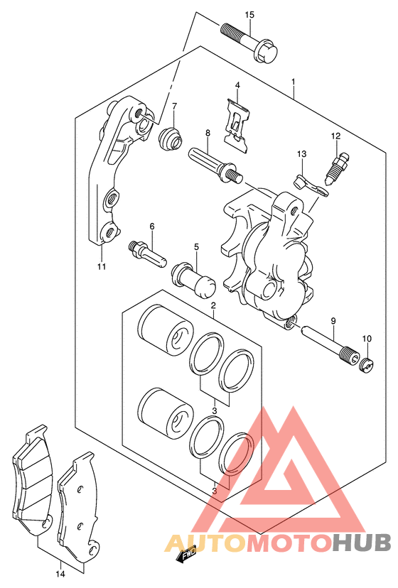 Передний суппорт