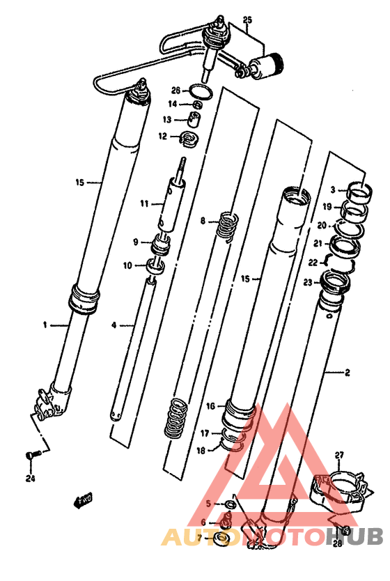 Передняя вилка