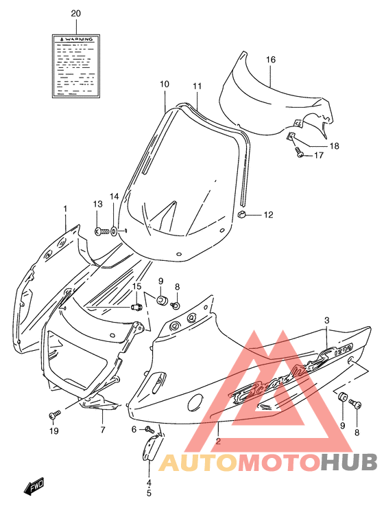 Cowling body