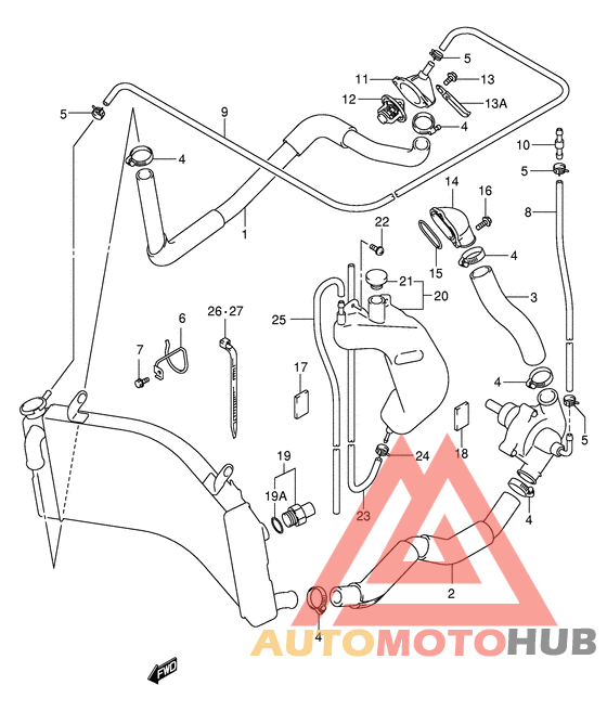 Радиатор hose
