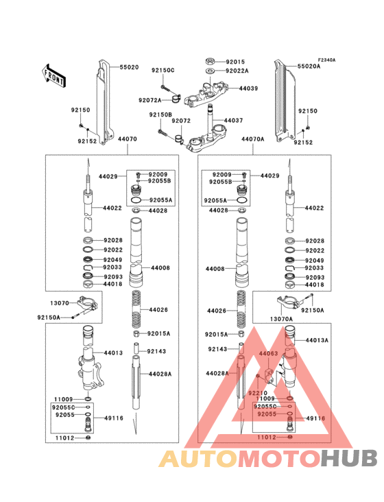 Front fork(1/2)(h7f)