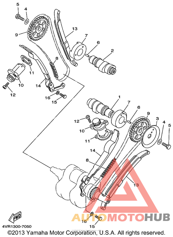 Цепь механизма газораспределения