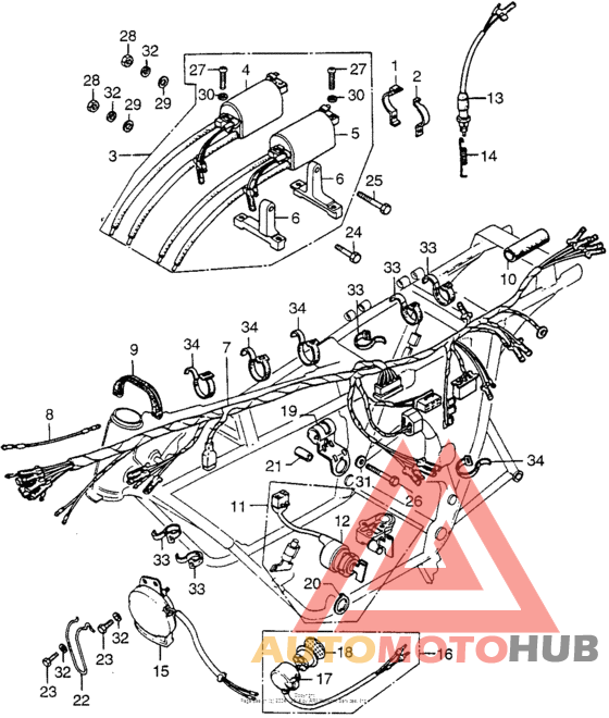Wire harness + ignition coil