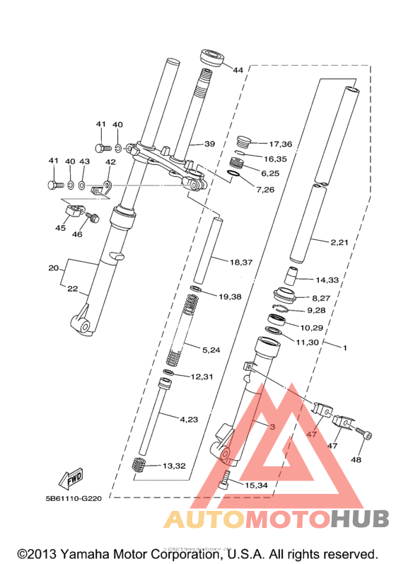 Передняя вилка
