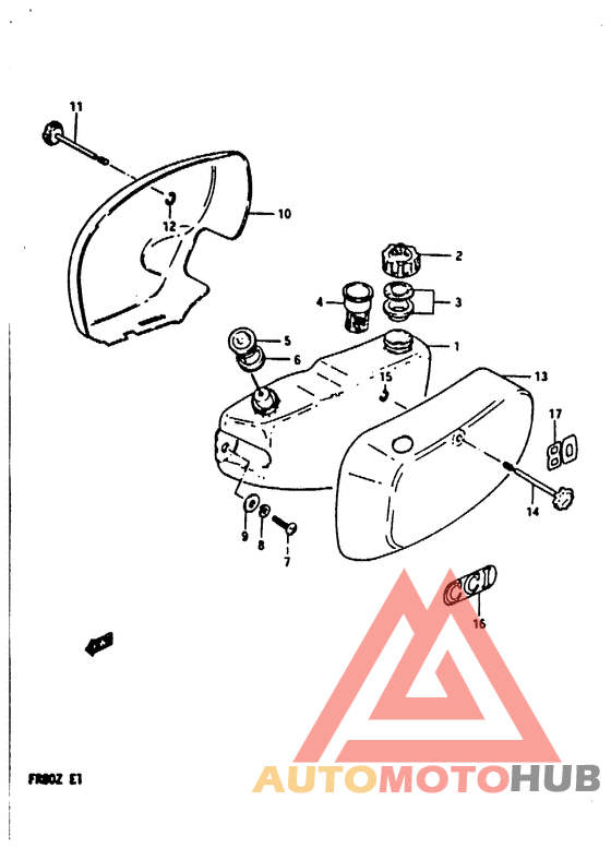 Oil tank - frame cover