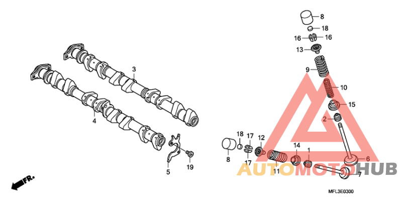 Распред вал/клапана