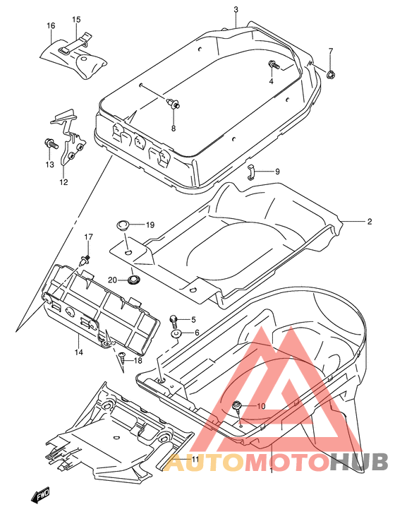 Багажник для шлема