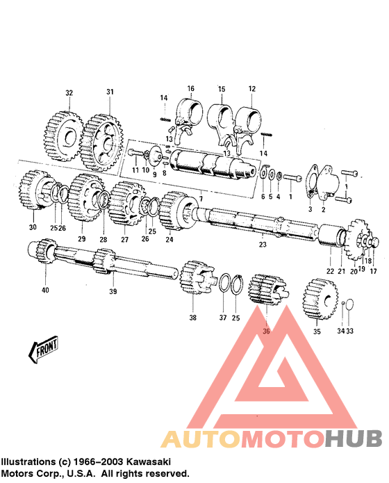 Transmission/change drum