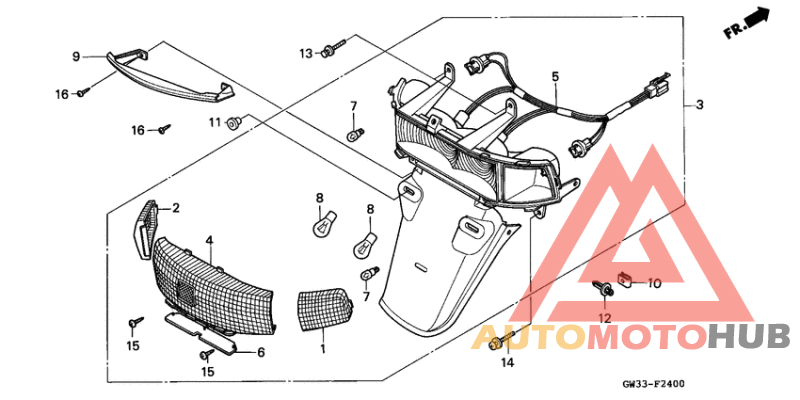 Задний фонарь