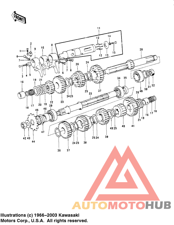 Transmission/change drum