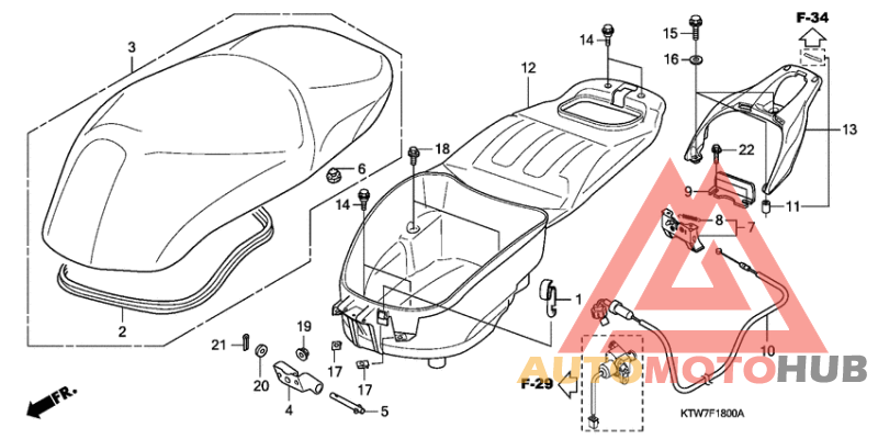 Seat/luggage box