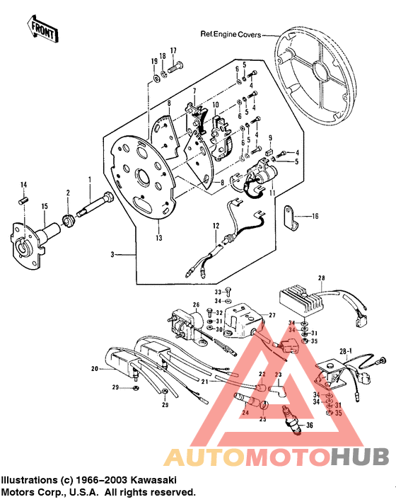 Ignition/regulator/rectifier