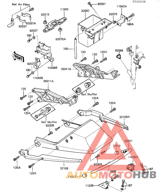 Battery case/electro bracket