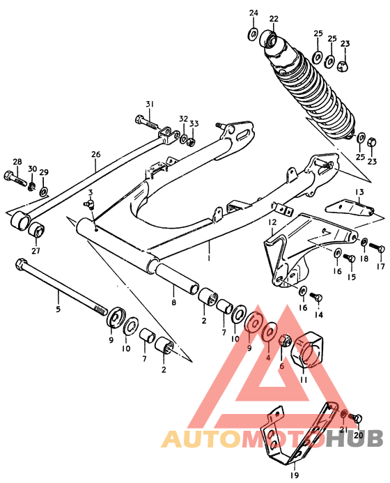 Маятник задний
