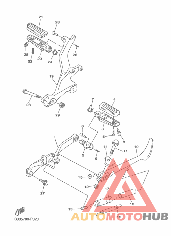 Stand & footrest