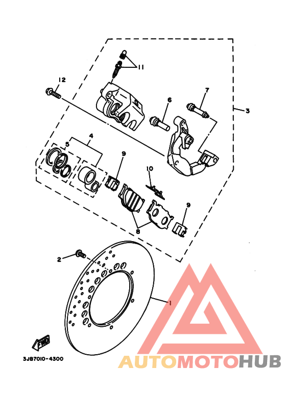 Передний суппорт
