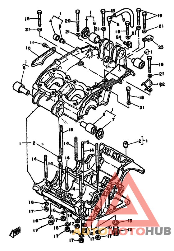 Картер двигателя