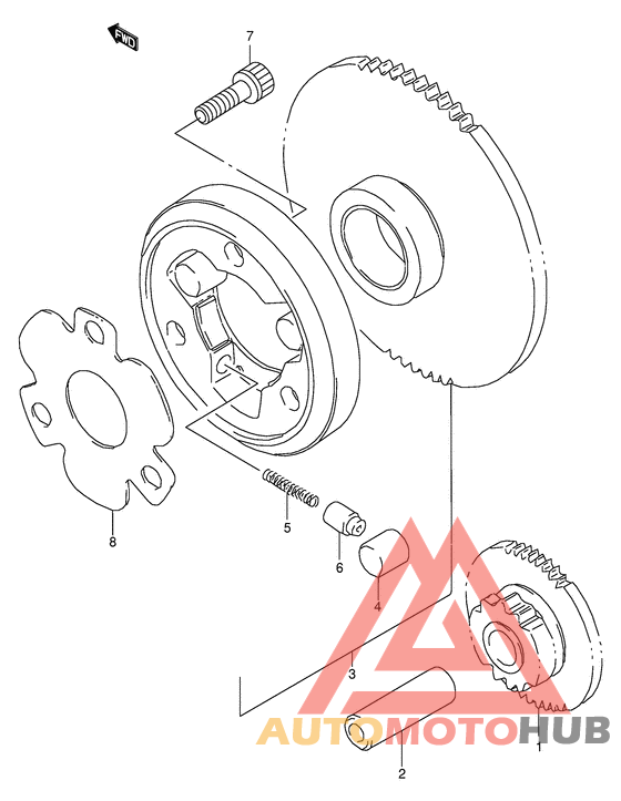 Муфта стартера