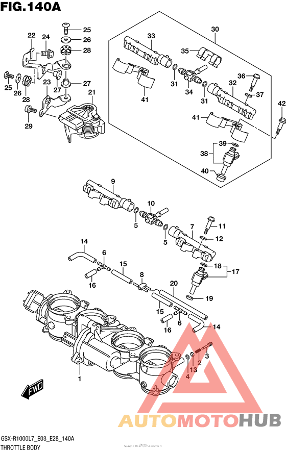 Throttle Body (Gsx-R1000L7 E03)