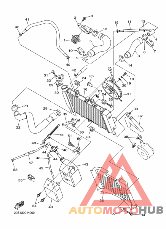 Радиатор и шланг