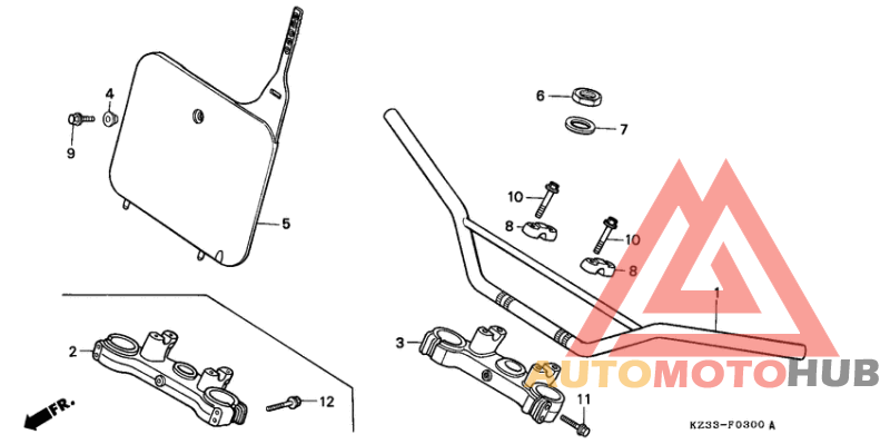 Handle pipe/top bridge