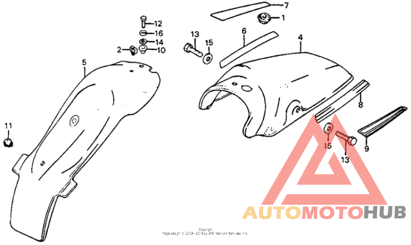 Задний бампер