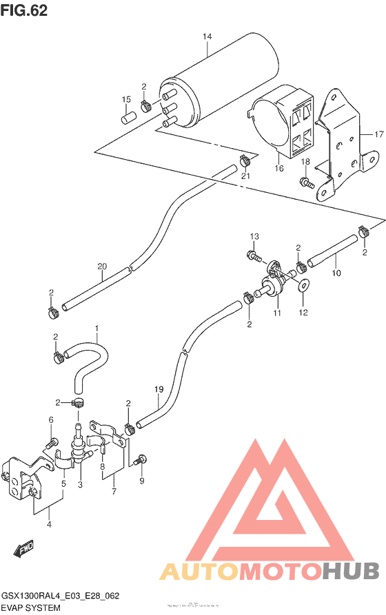 Evap System (Gsx1300Ral4 E33)