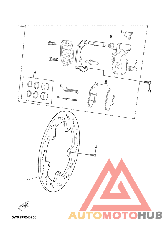 Передний суппорт