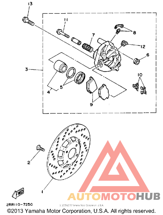 Передний суппорт