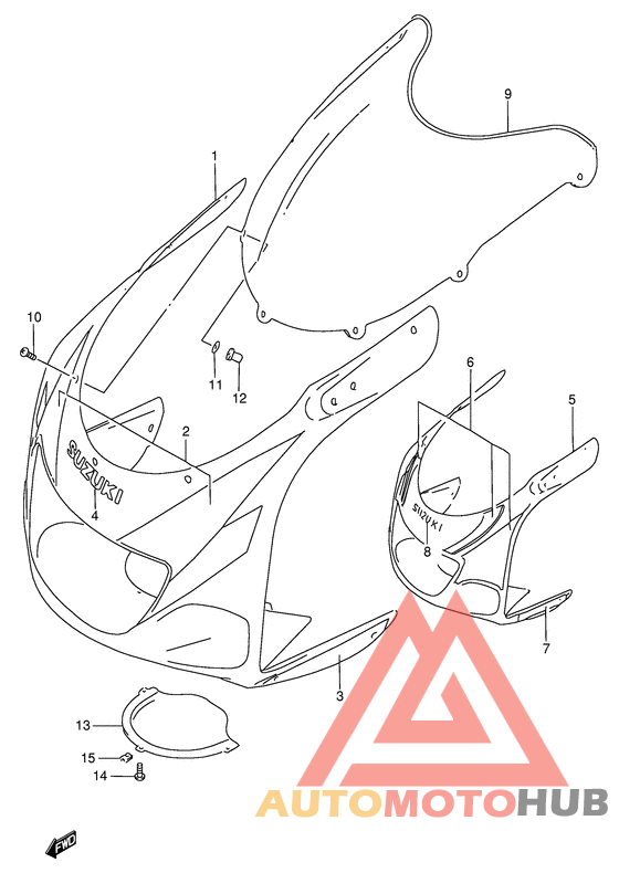 Cowling body