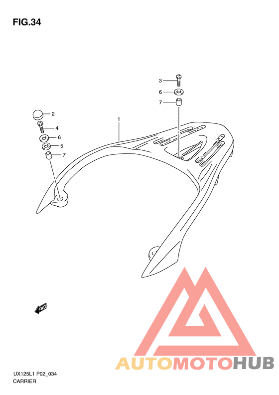 Rear carrier